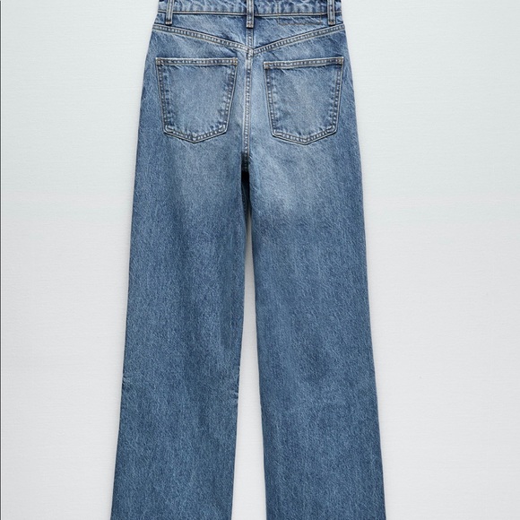 Zara Wide Leg Jeans - Picture 1 of 2